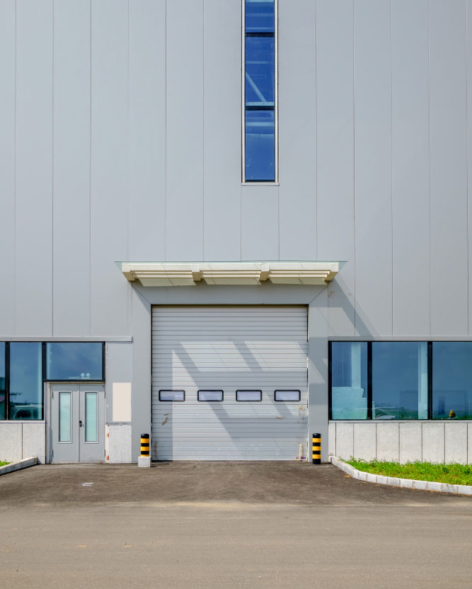 control de acceso puerta nave